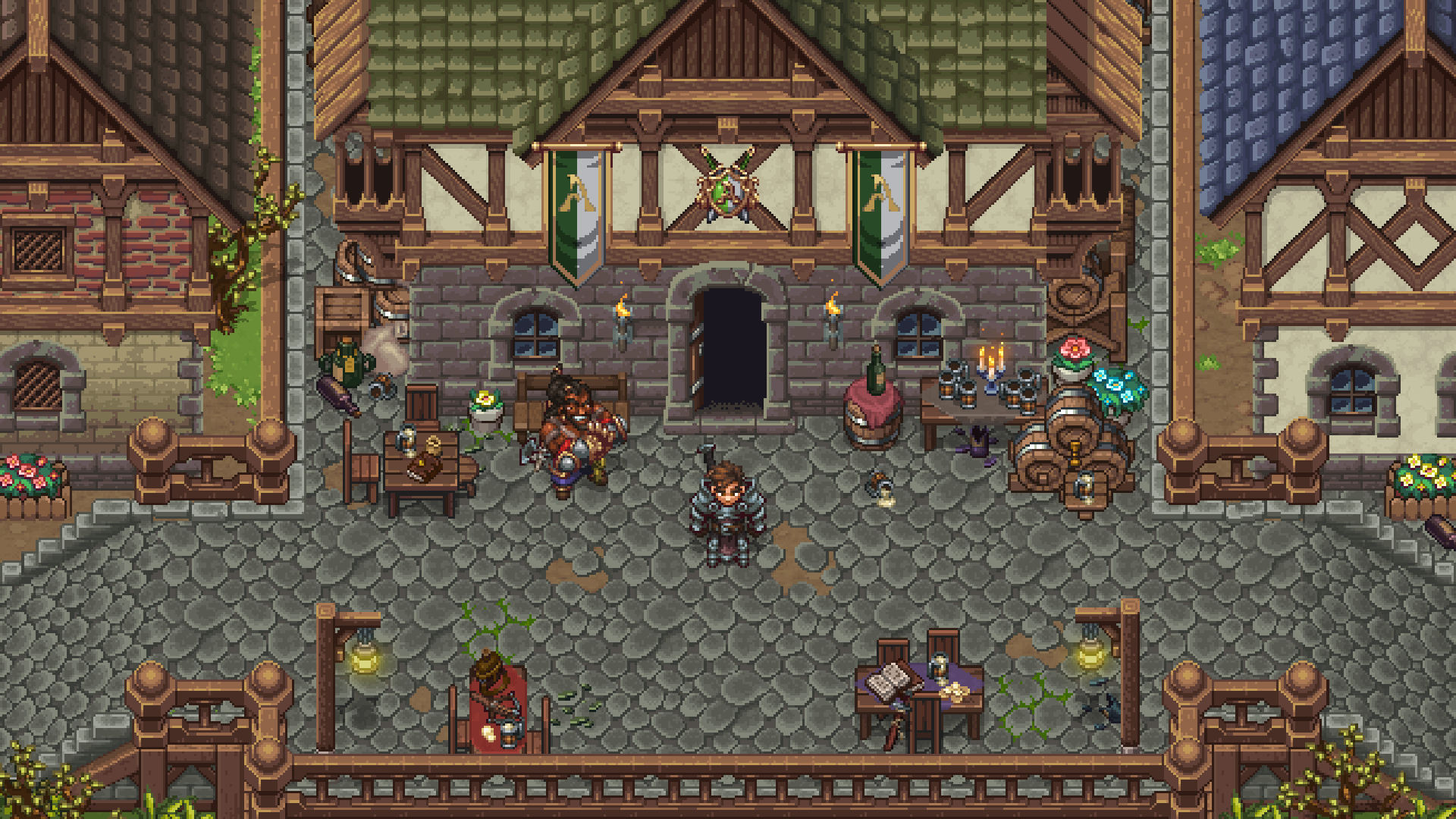 Drakantos adventurers guild pixel art